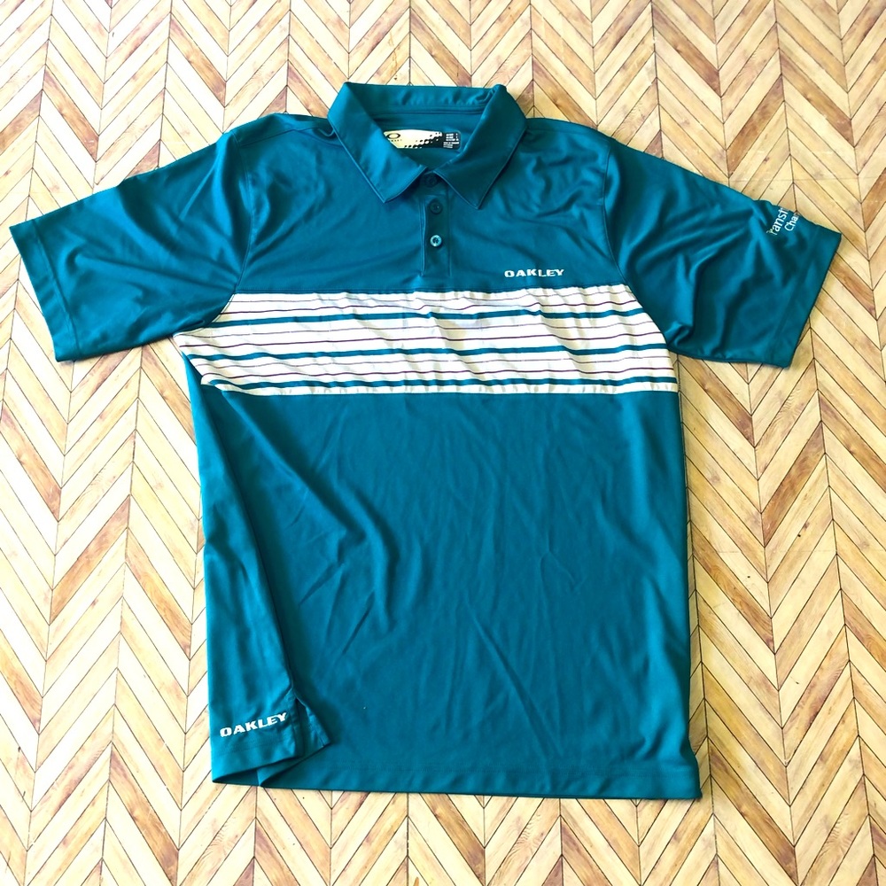 Oakley Men’s Performance Golf Short Sleeve Polo Multicolor Size L.